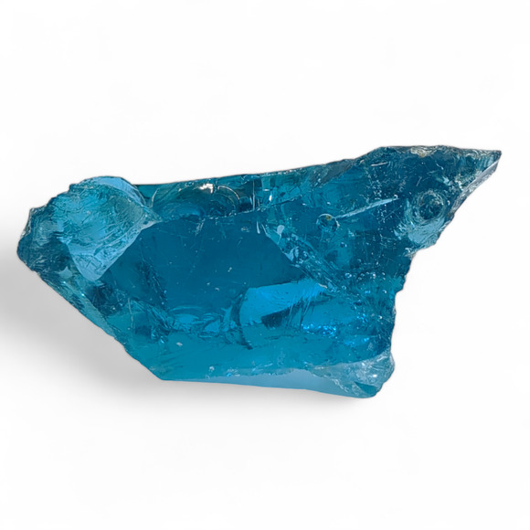 Fenton Colonial Blue Glowing Manganese Art Glass Cullet #4GX13 - Picture 3 of 7